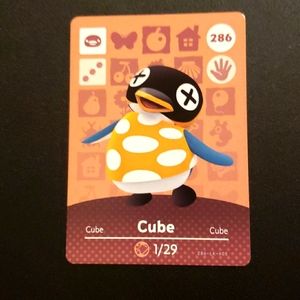 3/$12 cube 286 animal crossing ACNH Nintendo switch amiibo